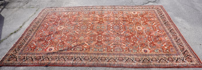 Antique Persian Heriz Carpet