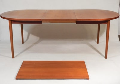 Fine Danish Modern Teak Wood Dining Table