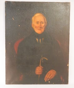 American or British School Portrait of Gentleman