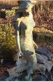 Bronze Sculptural Garden Fountain