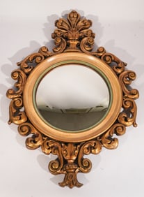 Charming Vintage Bullseye Mirror