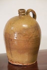 Handsome Southern Stoneware Edgefield District Jug