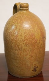 Handsome Signed Southern Stoneware Edgefield District Jug