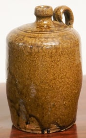 Handsome Southern Stoneware Edgefield District Jug