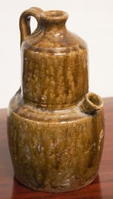 Rare North Carolina Stoneware Monkey Jug