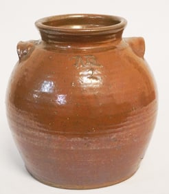Southern Stoneware Signed South Carolina Storage Jar