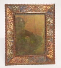 Excellent Tiffany Studios Pine Needle Picture Frame