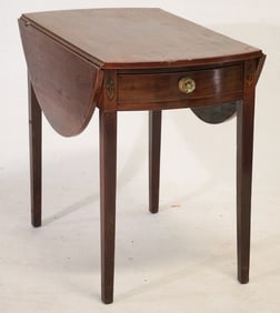 Handsome American Federal Inlaid Mahogany Pembroke Table