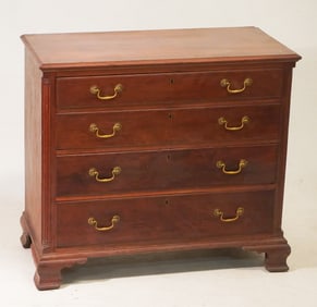 Southern Chippendale Cherry Chest of Drawers