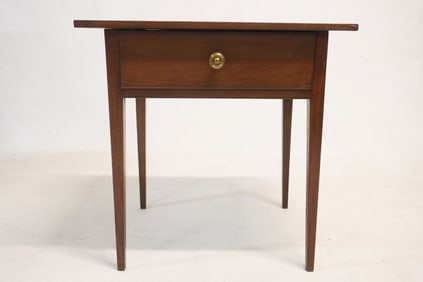 Very Handsome Southern Federal Black Walnut Side or Work Table