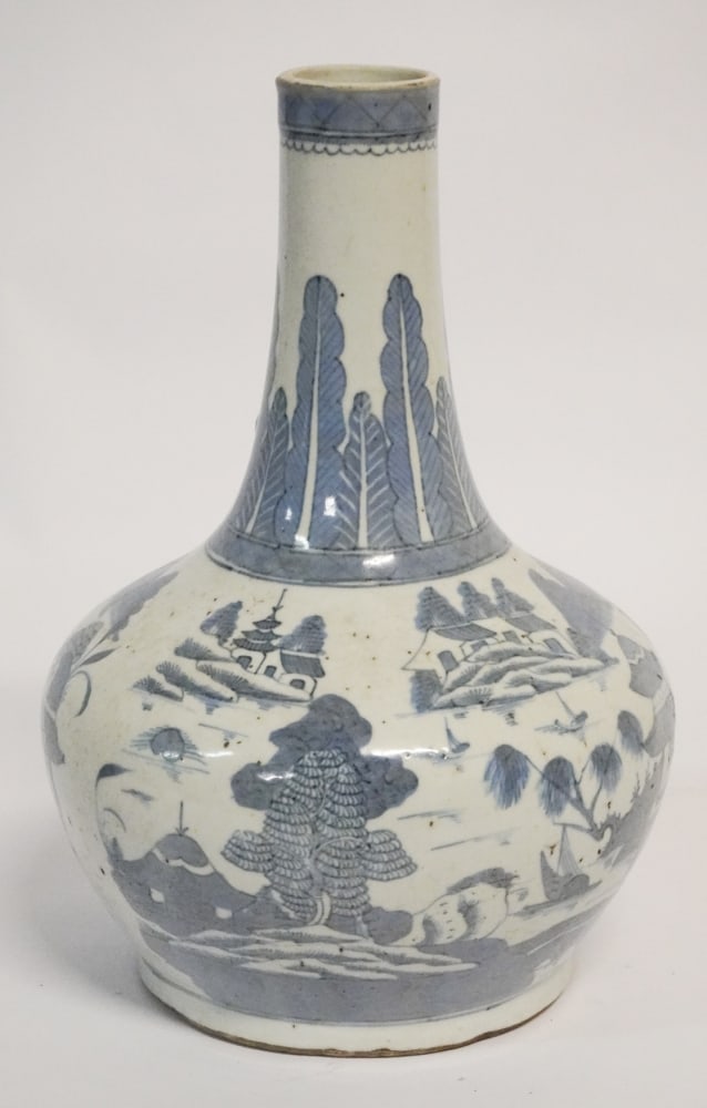 Fine Antique Chinese Porcelain Canton Water Bottle (1 of 4)