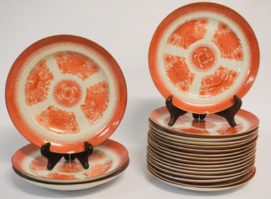 Fine Set Antique Chinese Export Porcelain Dishes & Bowls