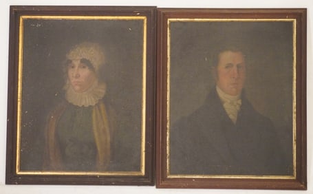 American or British School Pair Portraits