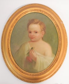 American or British School Portrait of Child