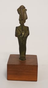 Period Bronze Egyptian Statue of Osiris