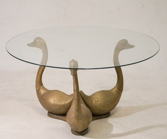 Charming Art Deco Sporting Coffee Table