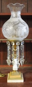 Very Fine Antique NeoClassical Astral Lamp