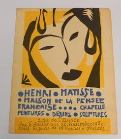 Two Period Modern Art Exhibition Posters Picasso & Matise
