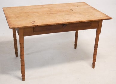 American Country Federal Pine Harvest Table or Desk