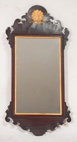 Very Fine Queen Anne Carved & Gilt Mahogany Mirror