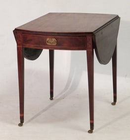 Fine American Federal Inlaid Mahogany Pembroke Table