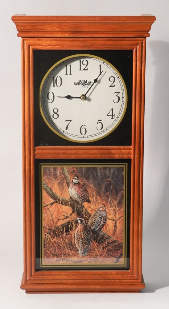 Handsome Sporting Wall Clock for Wild Wings (1 of 1)
