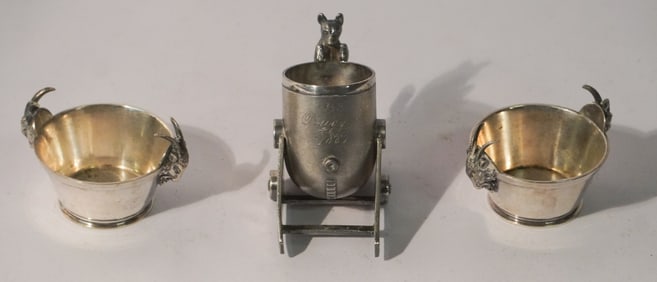 Fine Pair Sporting Master Salts