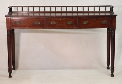 Southern Federal Black Walnut & Poplar Huntboard