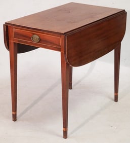 Southern Federal Inlaid Mahogany Pembroke Table