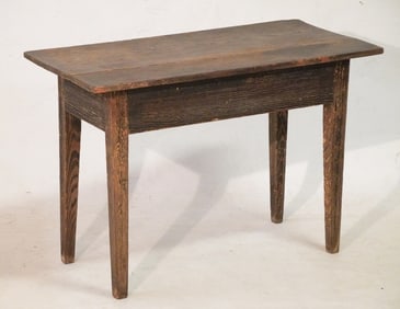 Southern Federal Yellow Pine Slab Table of a Smaller Size of Civil War Interest