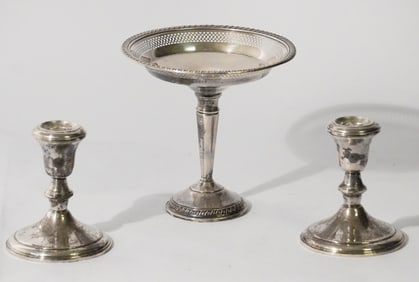 Vintage Weighted Sterling Silver Table Wares