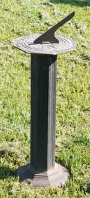 Handsome Garden Sundial on Iron Stand