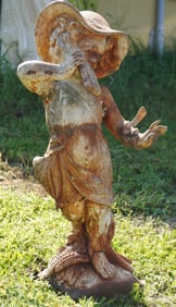 Fine Classical Antique Cast Iron Garden Figure