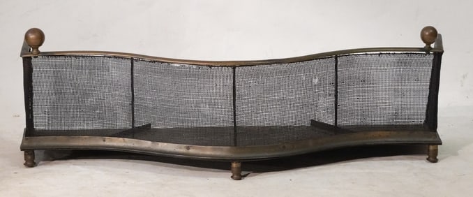 English Brass & Wire Regency Fire Fender