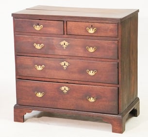 English George III Oak Chest of Drawers