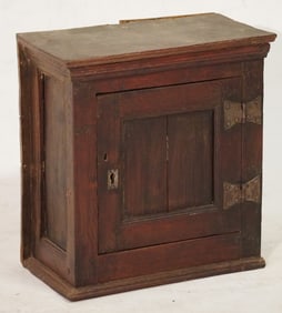 Early Chippendale Oak Wall Cabinet