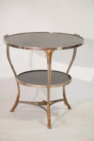 Very Handsome French Empire Marble & Ormolu Center Table