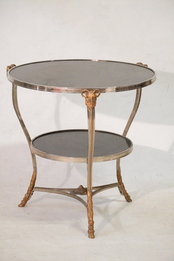 Very Handsome French Empire Marble & Ormolu Center Table (1 of 3)