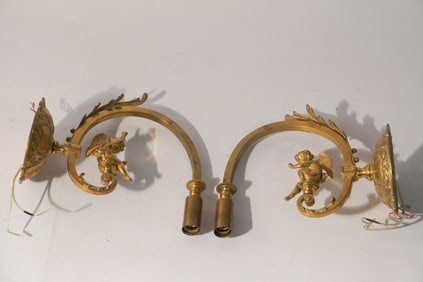 Very Fine Pair French Neoclassical Wall Sconces