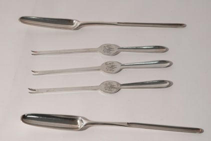 Antique English George III Marrow Scoops
