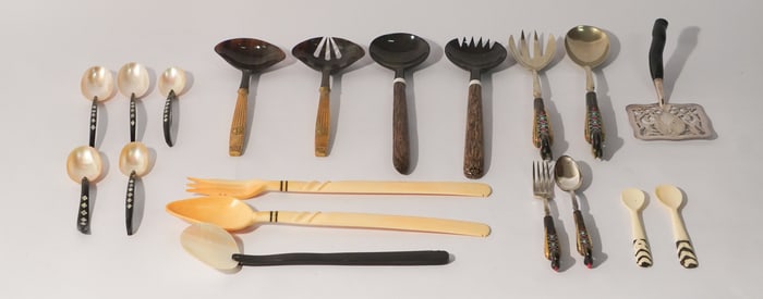 Striking Collection Various Table Utensils