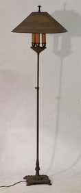 Arts & Crafts Period Iron Floor Lamp