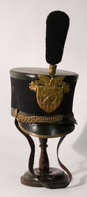 Antique West Point Military Academy Hat on Stand