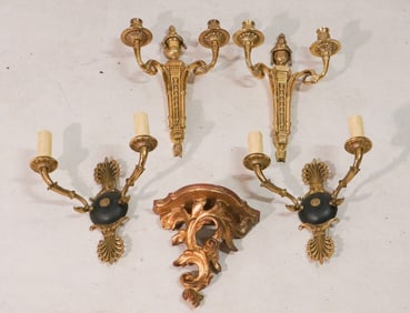 Collection Handsome Classical Style Wall Sconces