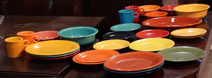 Collection Vintage Fiesta Ware Dishes & TableWares