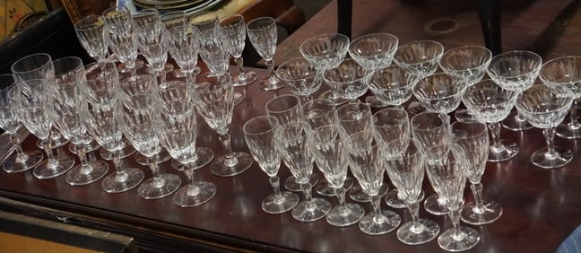 Exceptional Set of Baccarat Crystal Stemware