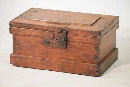 Antique American Lock Box or Chest