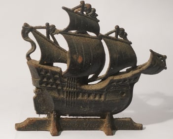 Antique Cast Iron Doorstop