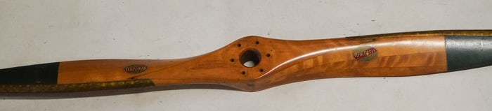 Vintage Hartzell Wooden Airplane Propeller