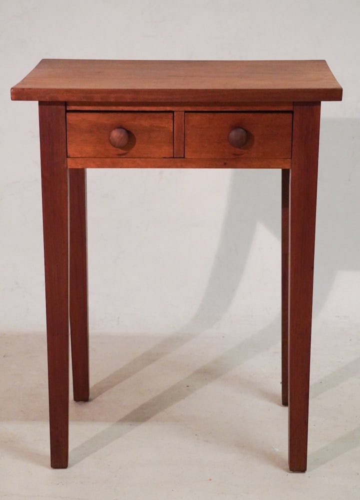 Country Federal Walnut Side Table (1 of 2)